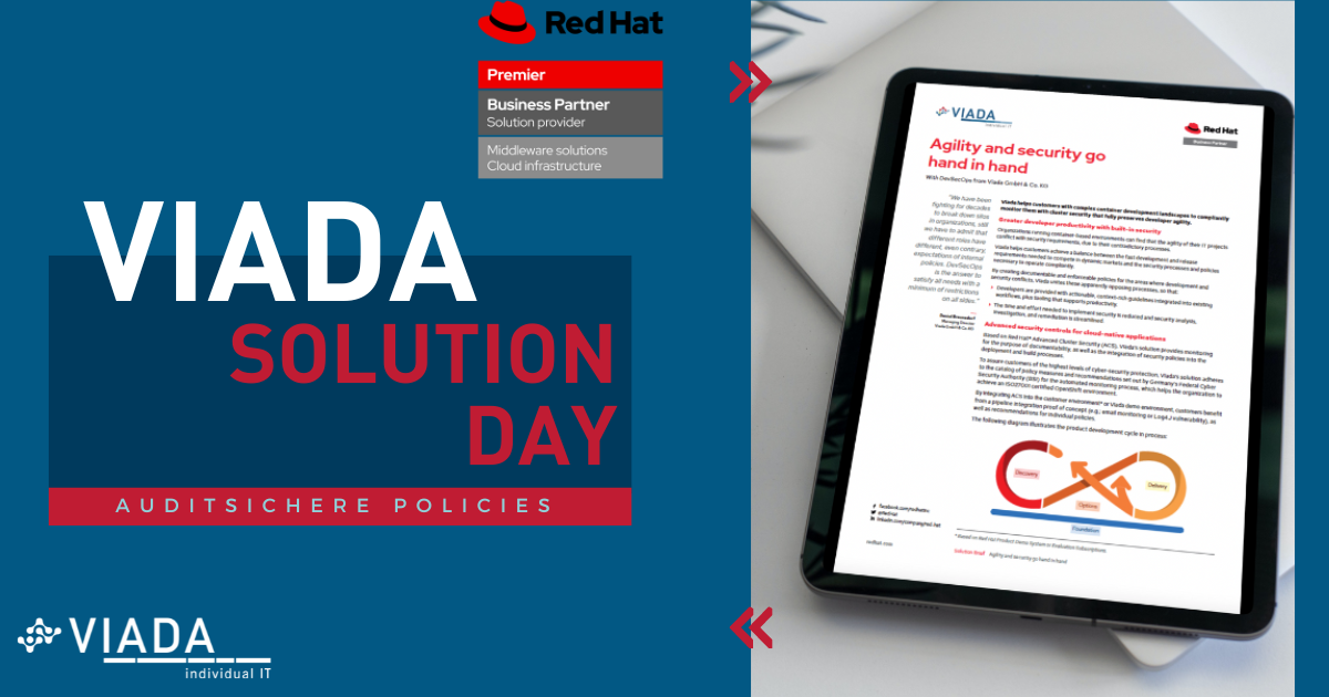 VIADA SOLUTION DAY – Auditsichere Policies
